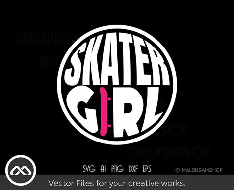 Cool Skateboard SVG Skater Girl Skateboarding Svg Kateboard Svg