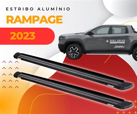 Estribo Rampage Plataforma Slim Preto 2023 2024 854542 Rei Das Capotas