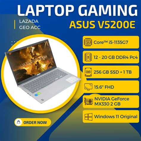 Laptop Gaming Asus Termurah Asus V E Core I G Gb