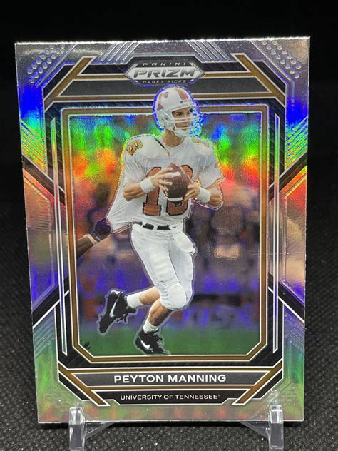 Peyton Manning Prizm Draft Picks Silver Prizm Tennessee Ebay