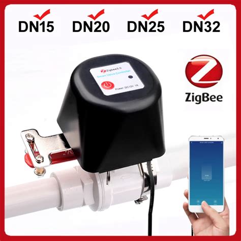 Tuya Zigbee Smart Wireless Control Gas Water Valve Smart Home