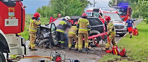 Wypadek drogowy na trasie Międzyzdroje Wicko Komenda Powiatowa