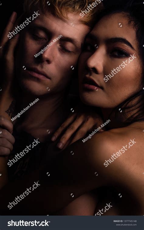 Sexual Nude Portrait Caucasian Male Asian Stock Photo Edit Now 1377745148
