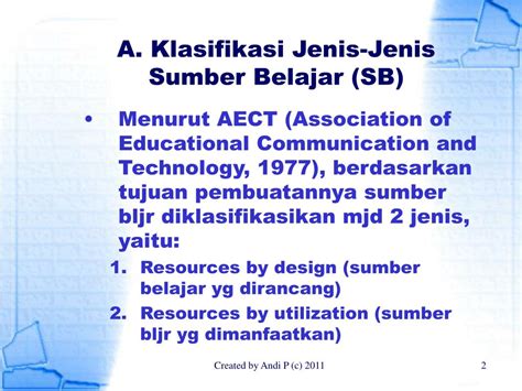 PPT JENIS DAN BENTUK BENTUK SUMBER BELAJAR DAN BAHAN AJAR PowerPoint