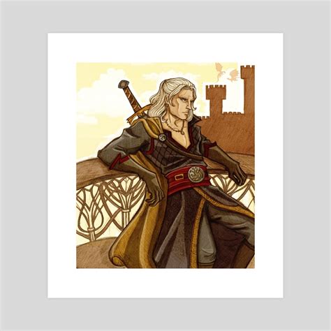 Daemon Targaryen The Rogue Prince An Art Print By Colleen Elenya