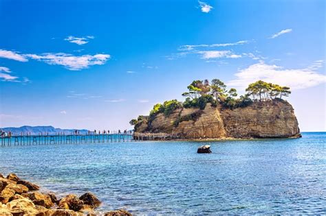 Isla Cameo O Peque A Isla De Agios Sostis Cerca De Zakynthos Grecia