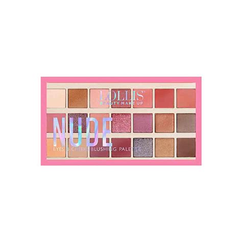 پالت سایه چشم و رژگونه لولیز Lollis Nude Eyes Cheeks Blushing شماره 1 35 گرم بیزدن آل