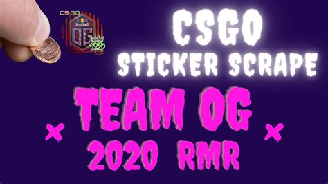 Csgo Sticker Og Holo 2020 Rmr Scrape Counter Strike Easter