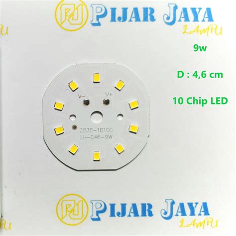 Jual Pcb Mata Led Dc Watt Modul Lampu Led Dc W Nyala Putih