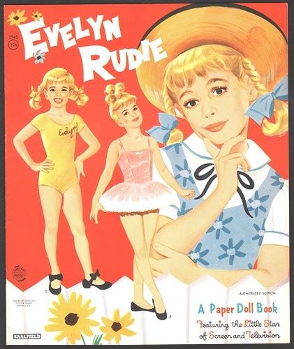 Evelyn Rudie Paper Dolls 1958 Original Uncut Book Antique Price