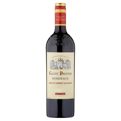 Prestige De Calvet Bordeaux Merlot Cabernet Sauvignon Rouge Ocado