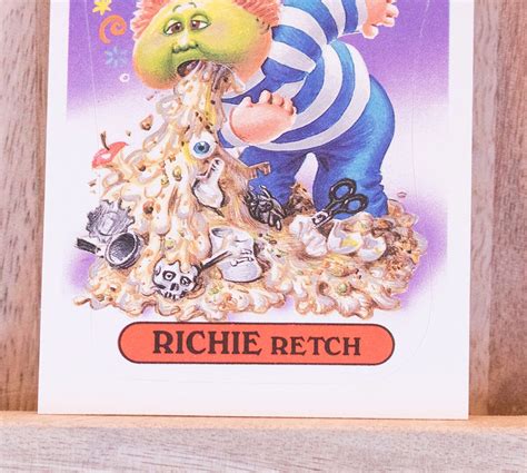 1986 Garbage Pail Kids Card Richie Retch 5th Series 170a Lot 29