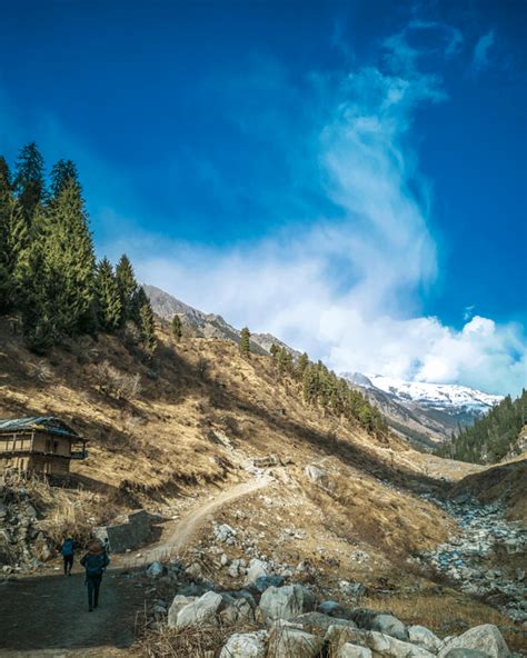 Landslide Trail On The Way To Tilicho Lake Rpokhara