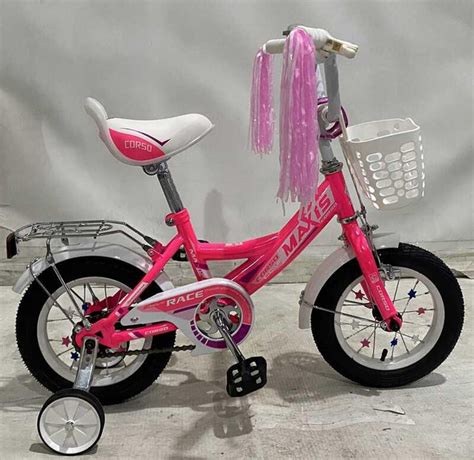 Велосипед 12" дюймов 2-х колёсный "CORSO" MAXIS-12934 (1) корзинка ...