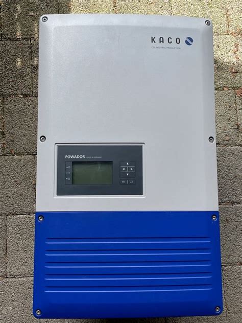 PV Solar Wechselrichter 10 KW Kaco Powador 12 0 TL3 Kaufen Auf Ricardo