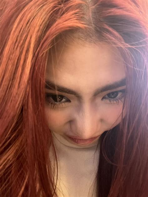 BINI MIKHA In Pretty Brunette Red Hair Filipino Guys