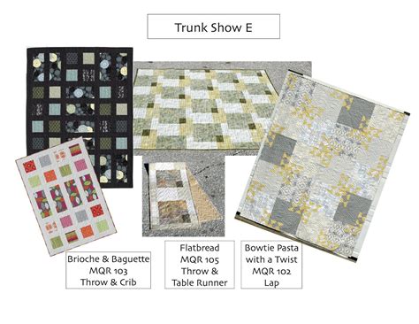 Modern Quilt Relish Trunk Shows Bowtie Pasta Sampler Quilt Modern