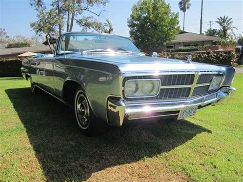 Find New Chrysler Imperial Convertible Fully Restored And Ready To