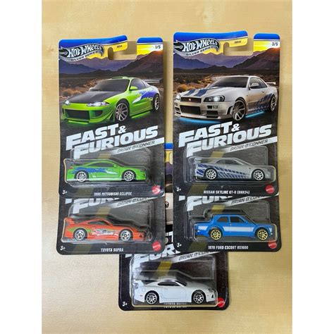 Hot Wheels Fast Furious R Supra Eclipse Escort Shopee Malaysia