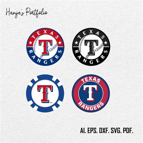 Texas Rangers Logo SVG ,Football Team SVG ll Sport vector logo design ...