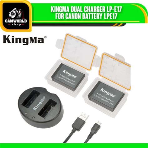 Promo Kingma Dual Charger Lp E17 Canon Battery Lpe17 Diskon 33 Di