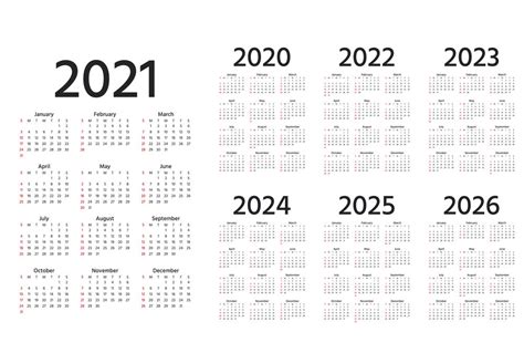 2023 2025 Three Year Calendar Free Printable PDF Templates