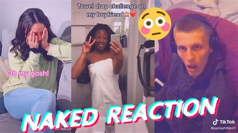 WALK OUT NAKED REACTION TikTok Boyfriends Girlfriends Parents