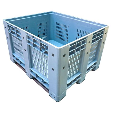 Heavy Duty Industrial Plastic Pallet Box Durable Storage