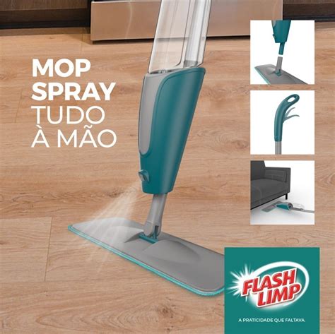 Mop Spray Da Flashlimp Rodo Limpeza R Pida Reservat Rio Frete Gr Tis