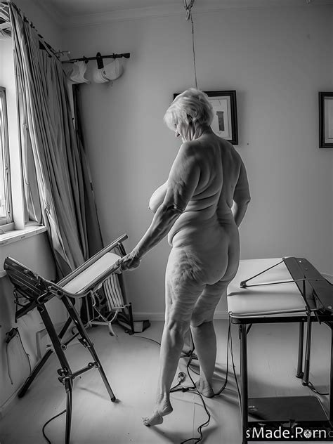 Porn Image Of Wife Busty Thick Thighs Dark Nude Glow White Hair Created By AI