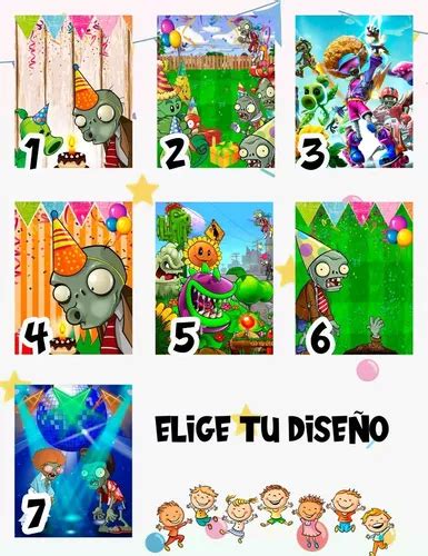 Dulceros Plantas Vs Z Personalizados Recuerdos Fiestas Pz En Venta