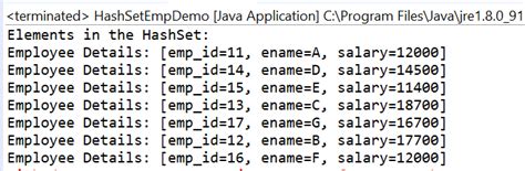 An Example Of Hashset With User Defined Objects In Java Programmingempire