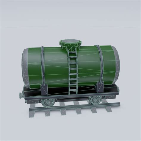 Tank Wagon - 3D Model by mg53