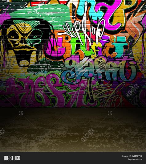 Graffiti Wall Vector & Photo (Free Trial) | Bigstock