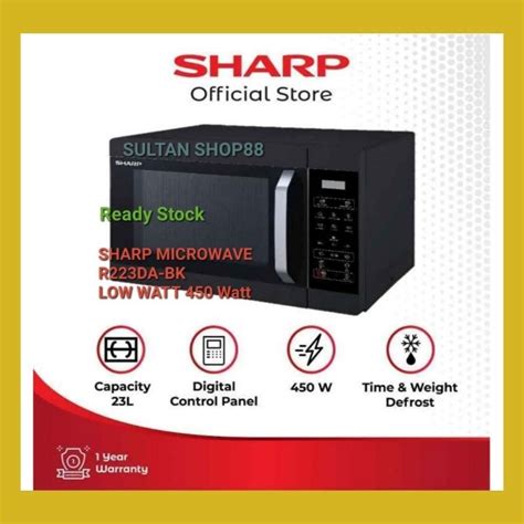 jual sharp microwave rda bk  watt  watt kapasitas  liter