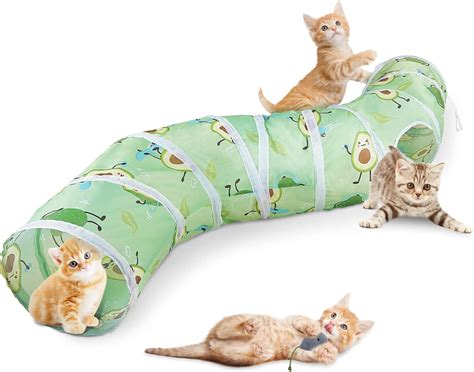 Amazon Pickynproud Cat Tunnel S Shape Cat Tunnels For Indoor Cats