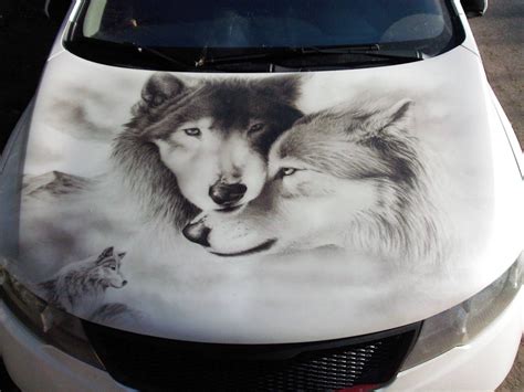 Рисунок на капот (50 фото)