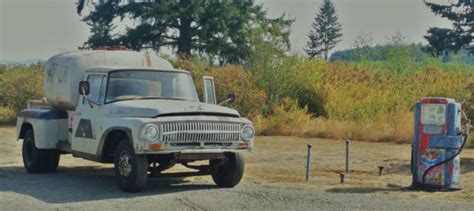 1966 International Harvester 1 Ton Dually Gas Pump IH Rat Rod Mobil Gas