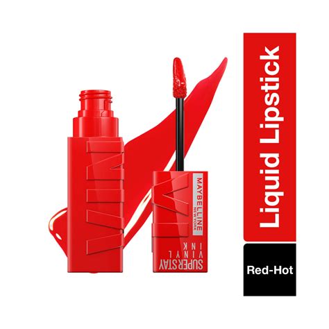 Maybelline New York Superstay Vinyl Ink Liquid Lipstick Red Hot Ml
