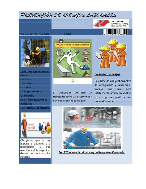 PDF Preencion De Riesgos Laborales DOKUMEN TIPS