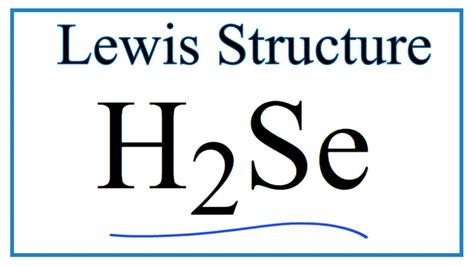 Draw The Lewis Structure For The Seh2 Molecule