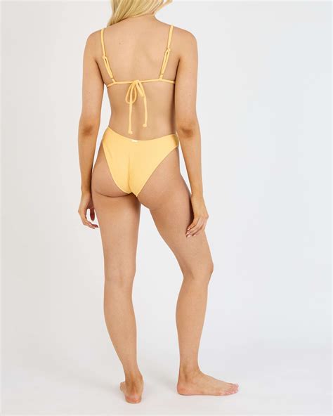 Shop Billabong Sunrays Bondi Classic Bikini Bottom In Sun Rays Fast Shipping Easy Returns