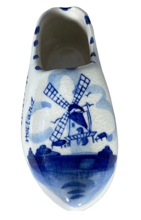 Blue Delft Dutch Ceramic Holland Clog Etsy