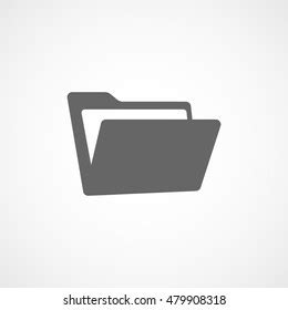 File Folder Icon Flat Style Documents