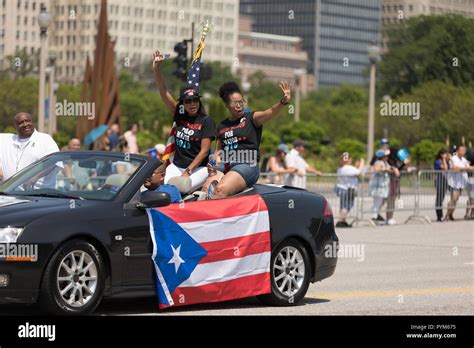 Chicago Illinois Usa June 16 2018 The Puerto Rican Day Parade