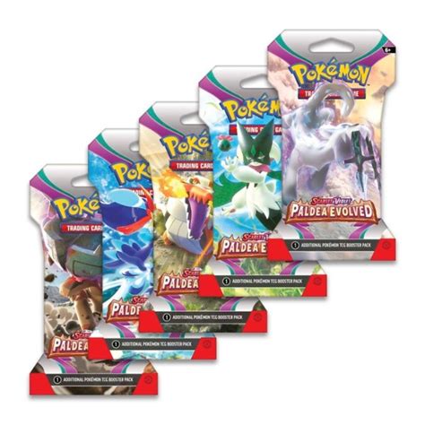 Pok Mon Scarlet Violet Paldea Evolved Booster Pack Manches