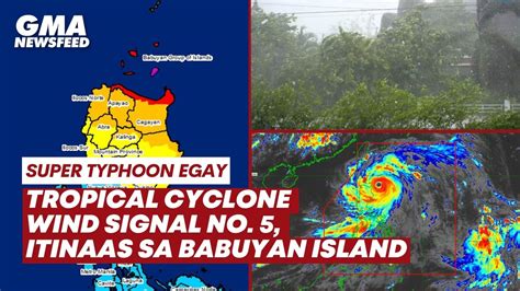 Egayph Tropical Cyclone Wind Signal No Itinaas Sa Babuyan Island