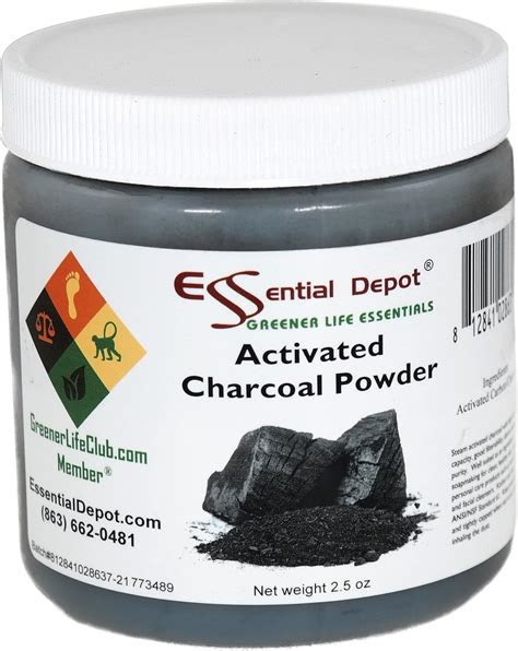 Amazon Essential Depot Activated Charcoal Powder Oz Health