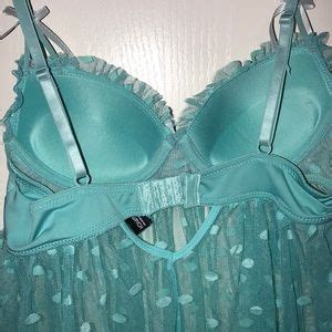 Intimates Sleepwear Tiffany Blue Polka Dot Babydoll Lingerie Poshmark