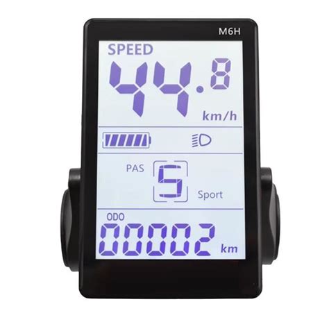 M H Electric Bike Lcd Display Meter Dashboard V V V V Universal